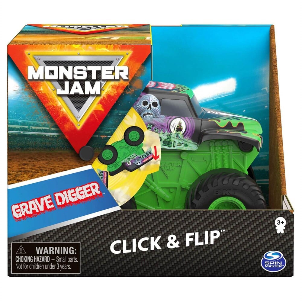 Monster Jam 1:43 Kükreyen Araçlar Grave Digger 20128661 Spin Master SPM 20128661