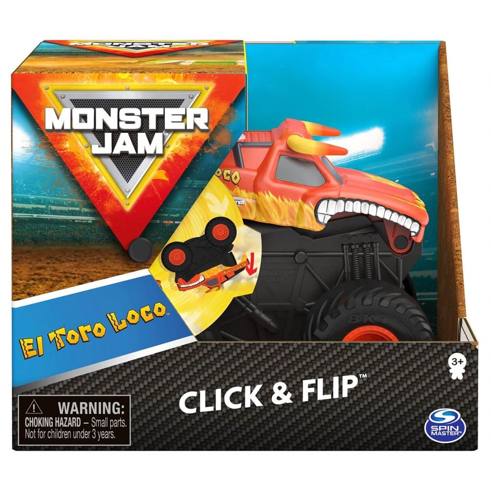 Monster Jam 1:43 Kükreyen Araçlar El Toro Loco 20128662 Spin Master SPM 20128662