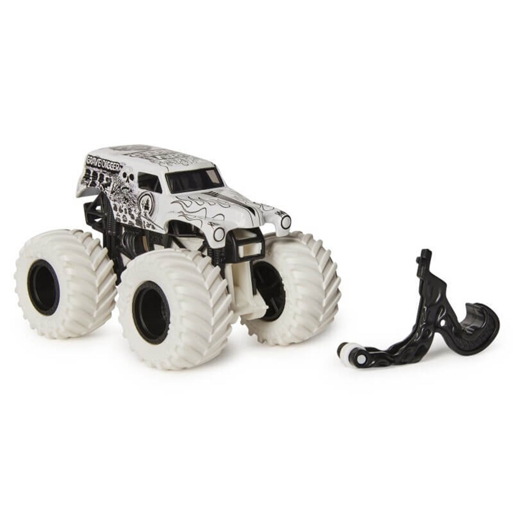 Monster Jam 1:64 Araçlar White Grave Digger 20130612 Spin Master SPM 20130612