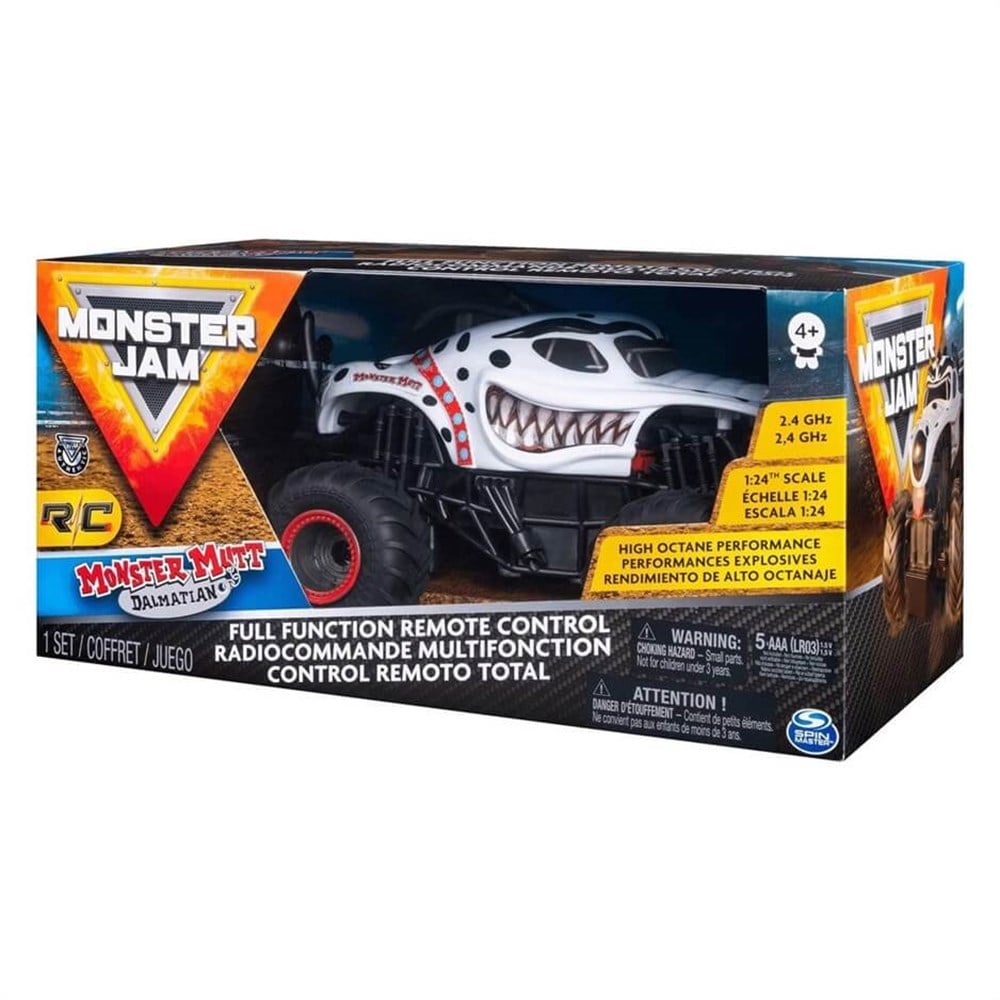 MONSTER JAM 1:24 UK MONSTER MUTT DALMATIAN Spin Master SPM 6044951