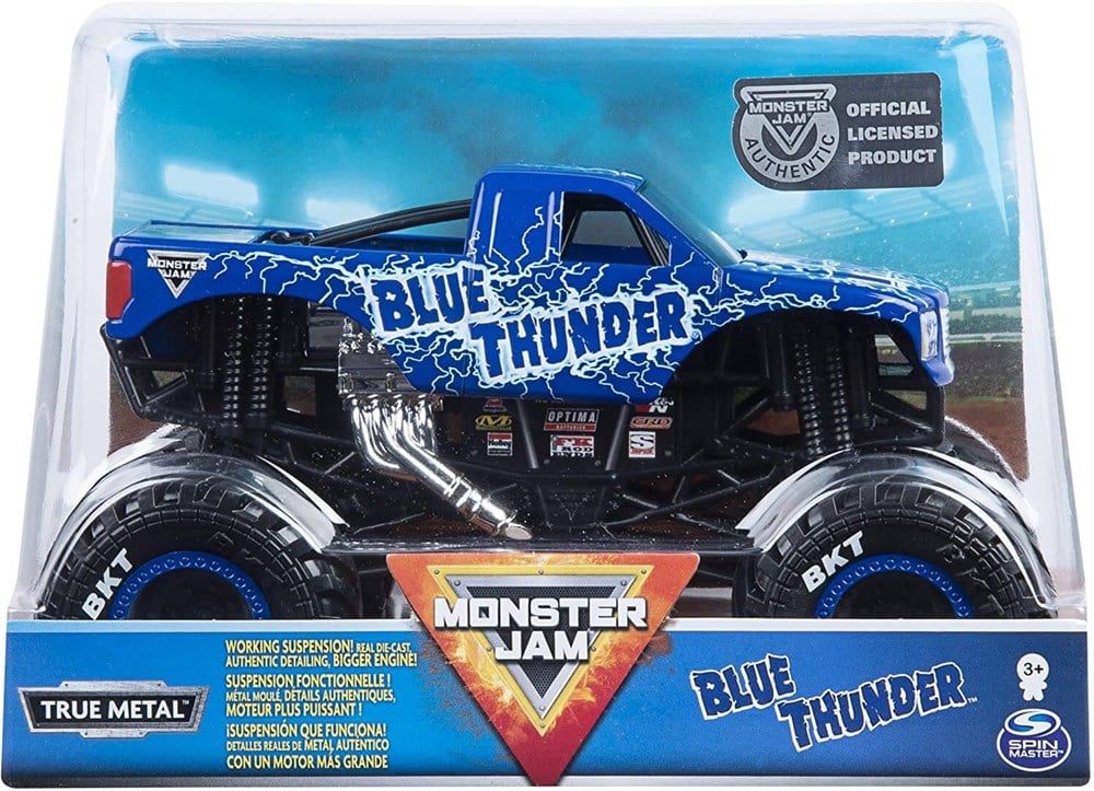 Monster Jam 1:24 Araçlar Blue Thunder 20105206 Spin Master SPN 20105206