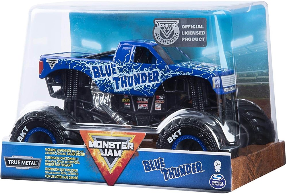 Monster Jam 1:24 Araçlar Blue Thunder 20105206 Spin Master SPN 20105206