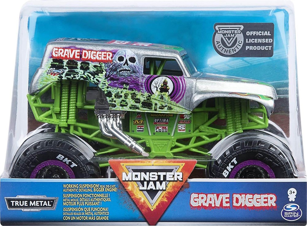 Monster Jam 1:24 Araçlar Grave Digger 20108312 Spin Master SPN 20108312