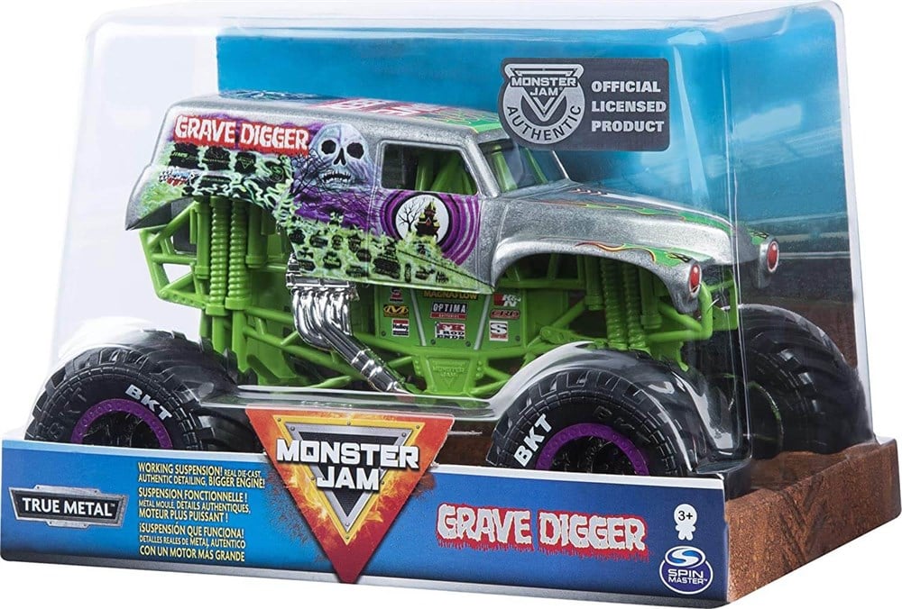 Monster Jam 1:24 Araçlar Grave Digger 20108312 Spin Master SPN 20108312
