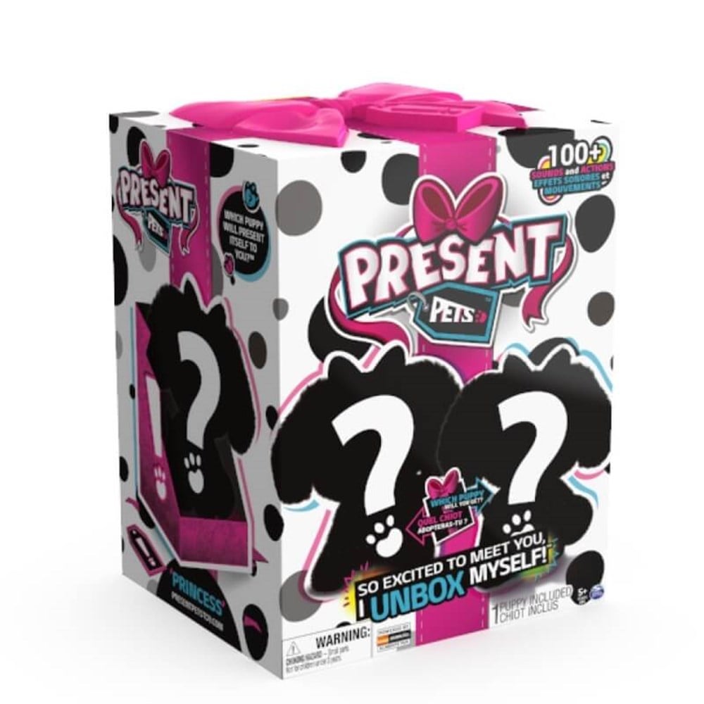 Present Evcil Hayvanlar Sürpriz Köpekcik Pembe 6051197 Spin Master SPN 6051197