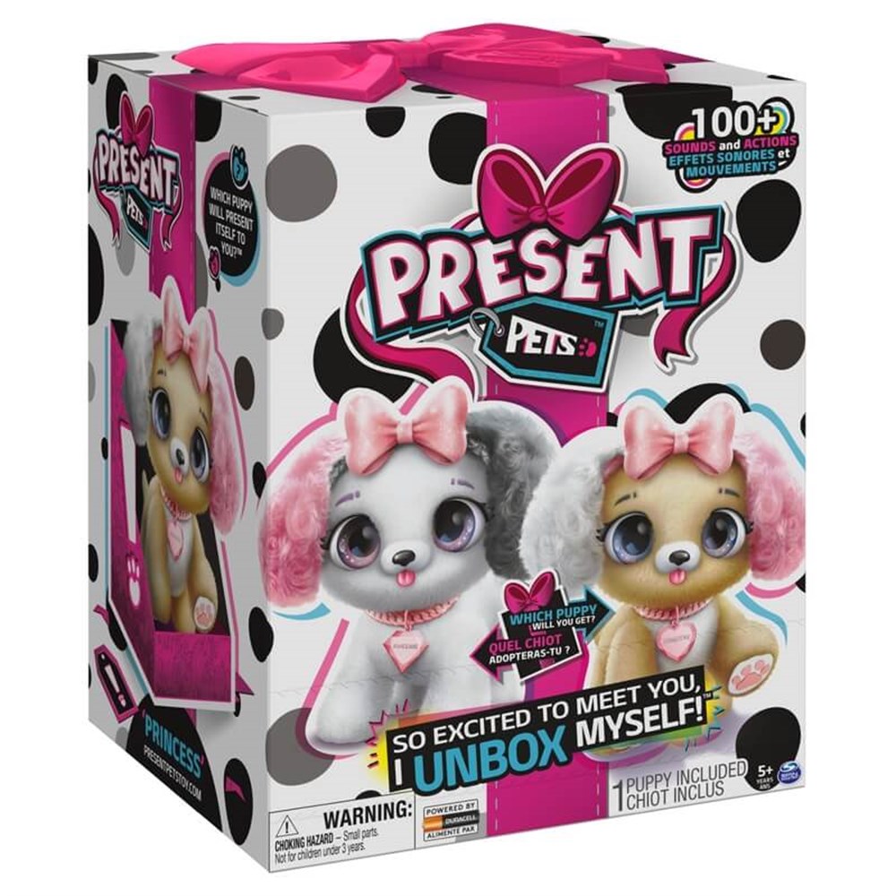 Present Evcil Hayvanlar Sürpriz Köpekcik Pembe 6051197 Spin Master SPN 6051197
