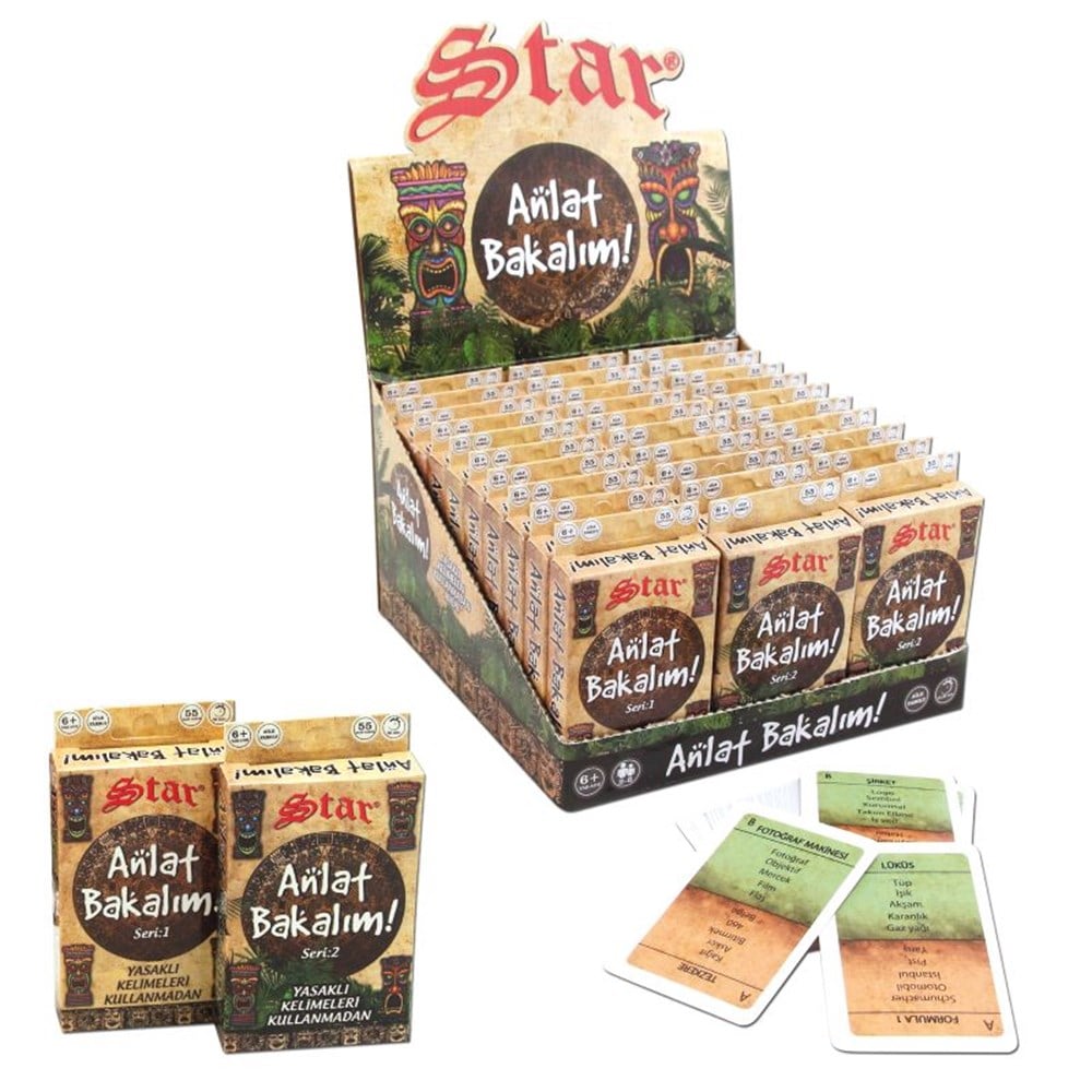 Star Tekli Mini Anlat Bakalım Kartları Star 1066423