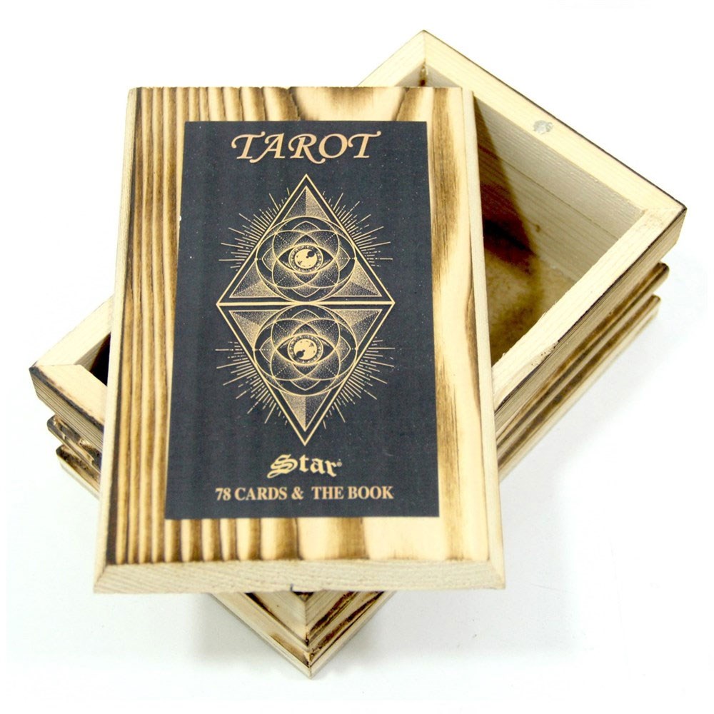 Star Tarot Oyun Kartı Ahşap Kutulu Star STR1066683