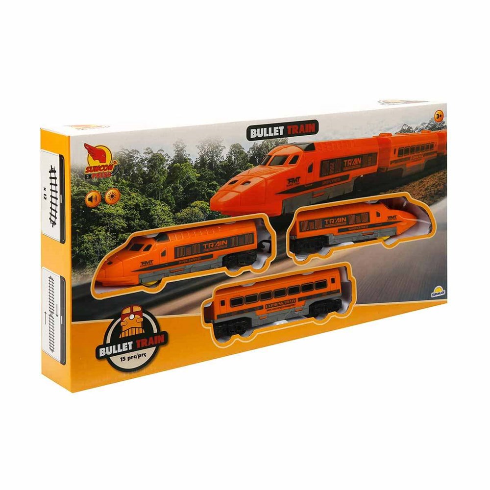 Sesli ve Işıklı Tren Seti 15 Parça S00001549 Sunman S00001549