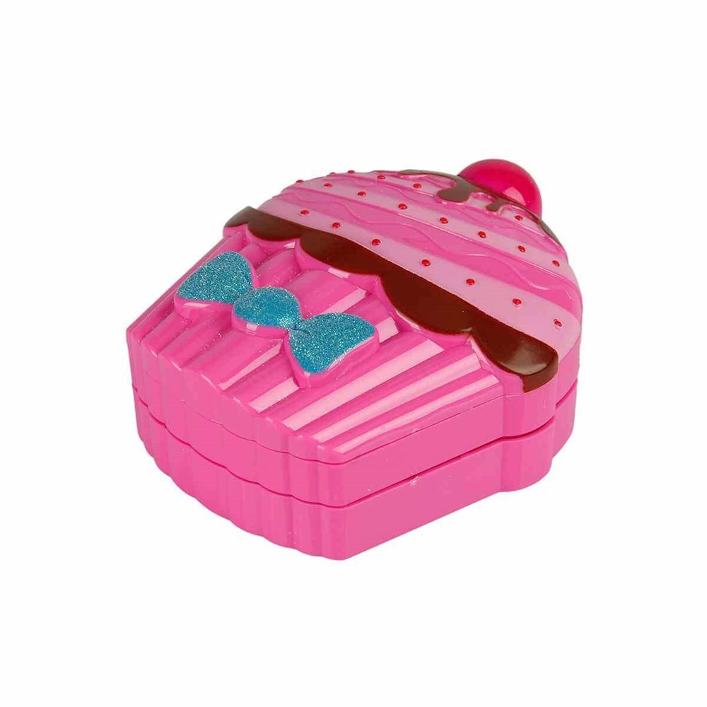 Pretty King Cupcake Şekilli 2 Katlı Makyaj Güzellik Seti Sunman S00002597