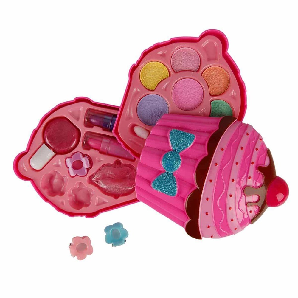 Pretty King Cupcake Şekilli 2 Katlı Makyaj Güzellik Seti Sunman S00002597