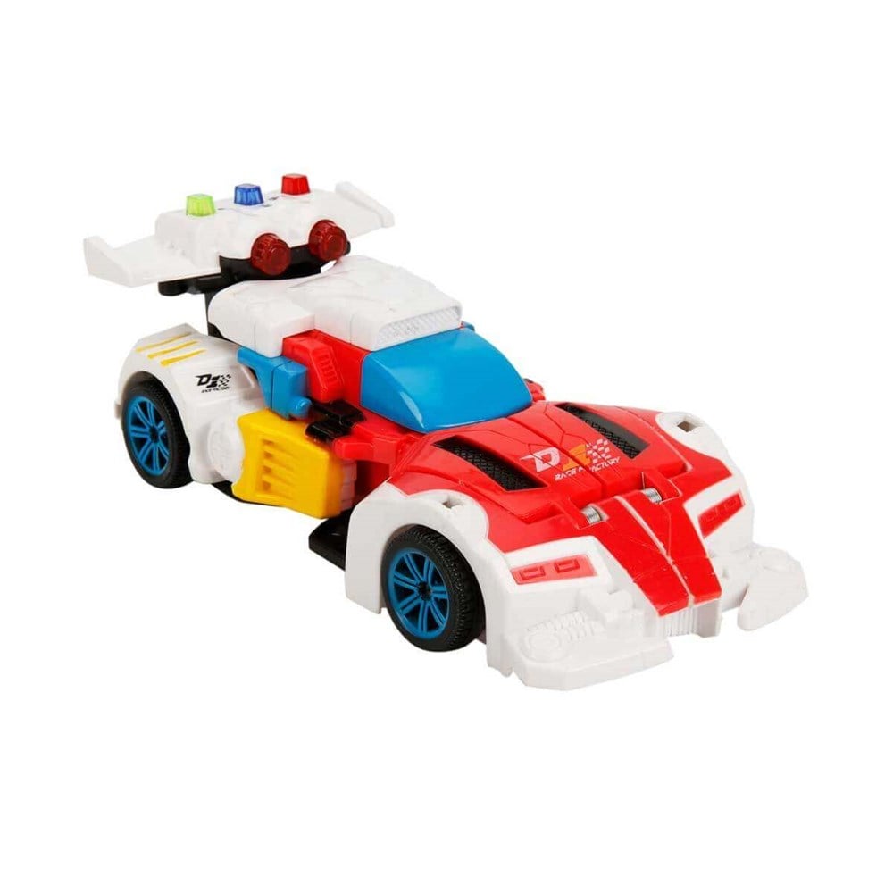 Maxx Wheels Sesli ve Işıklı Robota Dönüşen Araba 18 Cm Sunman S01002358