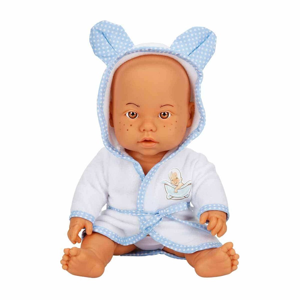 Bebelou Banyo Zamanı Bebek Seti Mavi 35 Cm Sunman S01030031 M