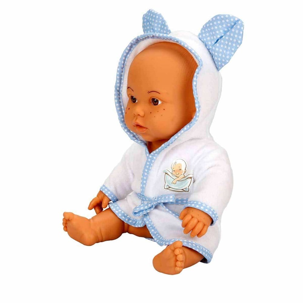 Bebelou Banyo Zamanı Bebek Seti Mavi 35 Cm Sunman S01030031 M