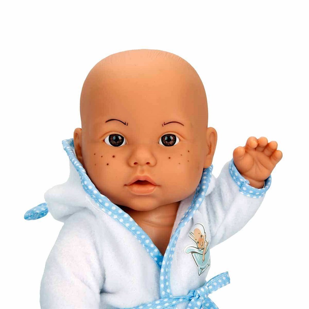 Bebelou Banyo Zamanı Bebek Seti Mavi 35 Cm Sunman S01030031 M