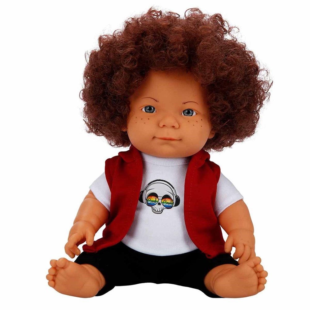 Curly Kıvırcık Saçlı Bebek 35 cm S01030151 Sunman S01030151