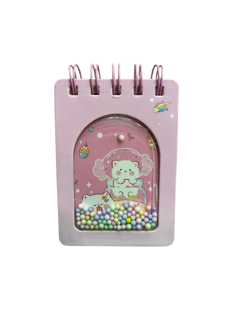 Taros Unick Color Boncuklu Kedi Spiralli Not Defteri Taros TAROS6717