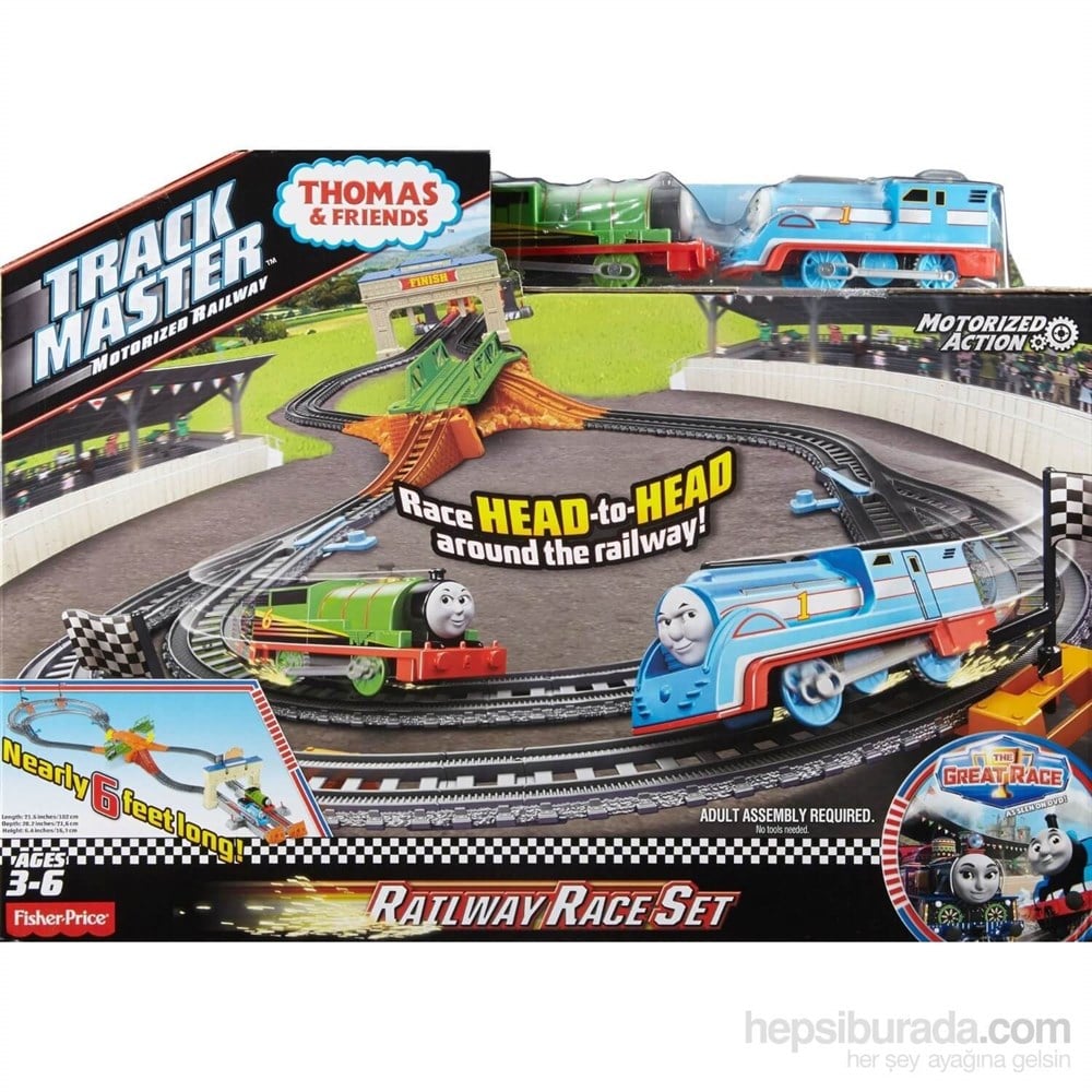 Thomas Friends Thomas Ve Percy Tren Yolu Yarış Seti Dfm53 Thomas Friends DFM53