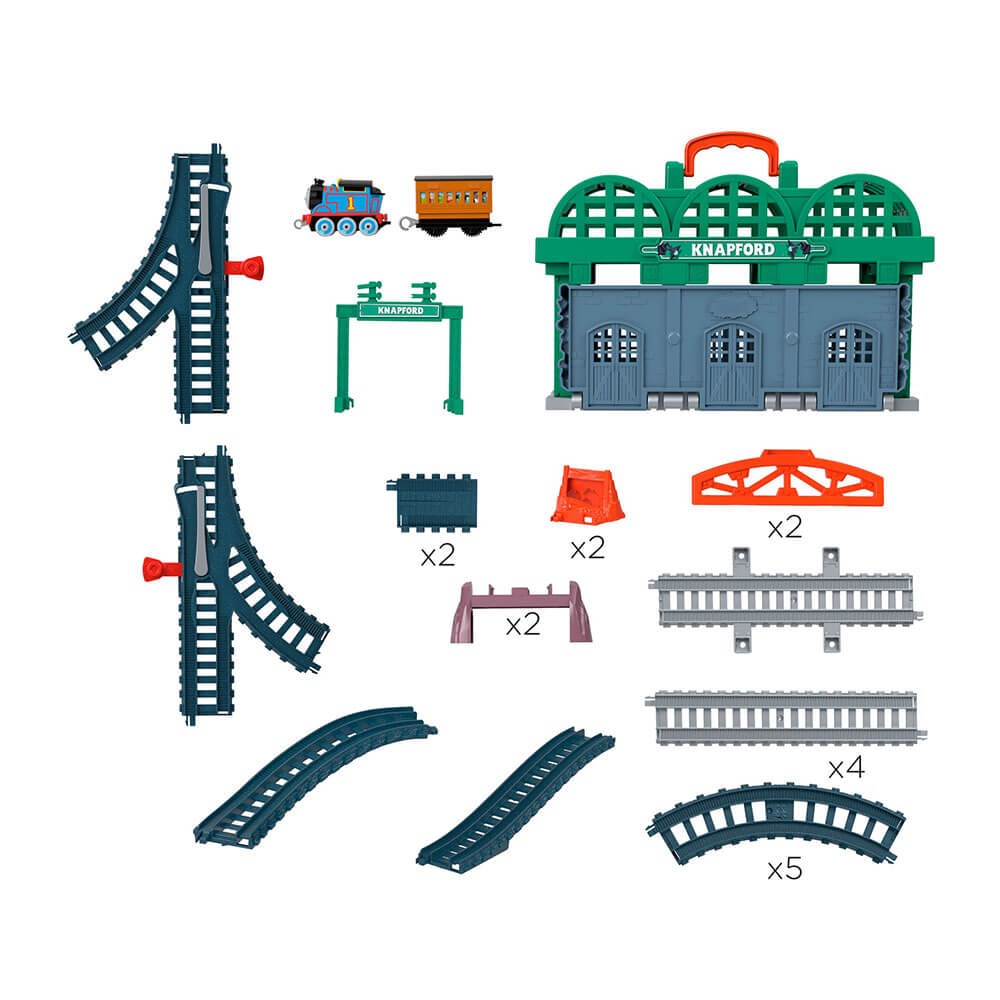 THOMAS & FRIENDS KNAPFORD ISTASYONU OYUN SETI HGX63 Thomas Friends HGX63