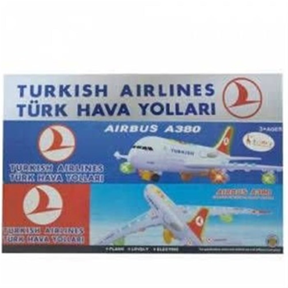 THY ORTA BOY SESLİ IŞIKLI UÇAK