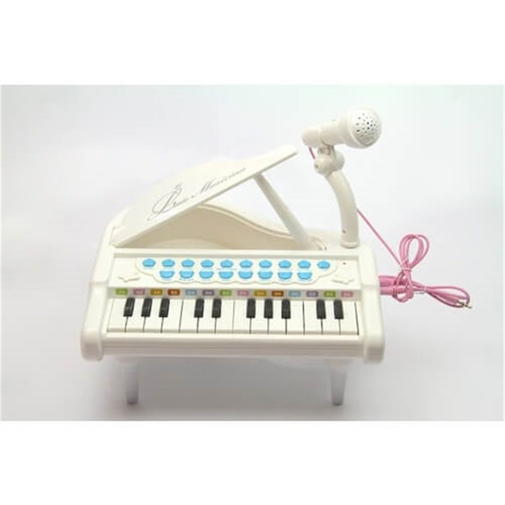 KUTULU MINI PIYANO BEYAZ Toystop 1505B B