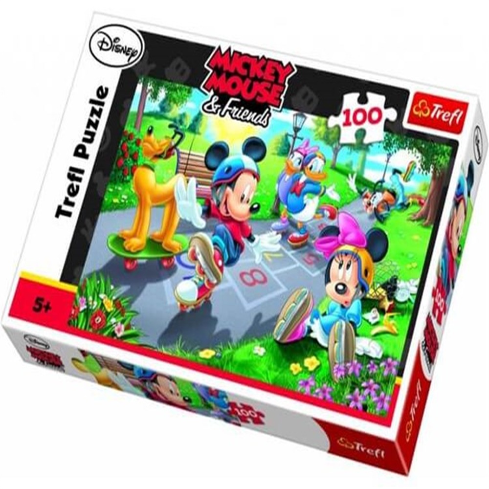 TREFL 100 PARCA MICKEY MINNIE PATEN KEYFI PUZZLE Toystop 16249