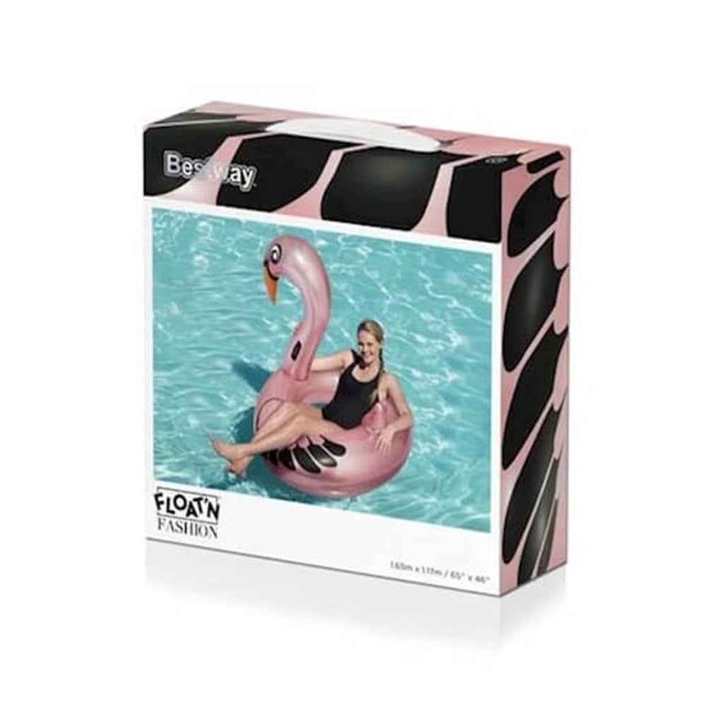 BESTWAY 165X117 CM FLAMINGO SIMIT PEMBE Toystop 36124 P