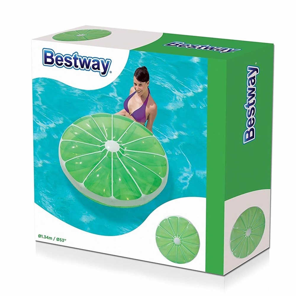 BESTWAY 1.34X53 CM JUMBO LIMON YATAK Toystop 43159 LIMON