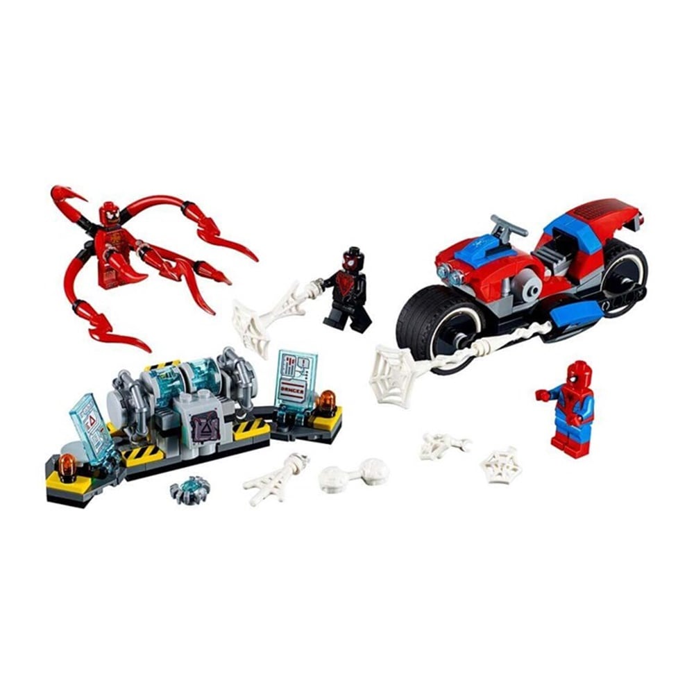 LEGO MARVEL SPIDERMAN MOTOSIKLETLI KURTARMA 76113 Toystop 76113