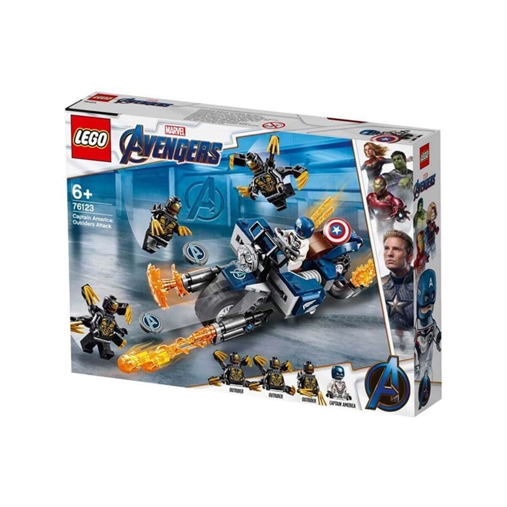 LEGO MARVEL AVENGERS MOVIE 4 CAPTAIN AMERICA : OUTRIDER SALDIRISI 76123 Toystop 76123
