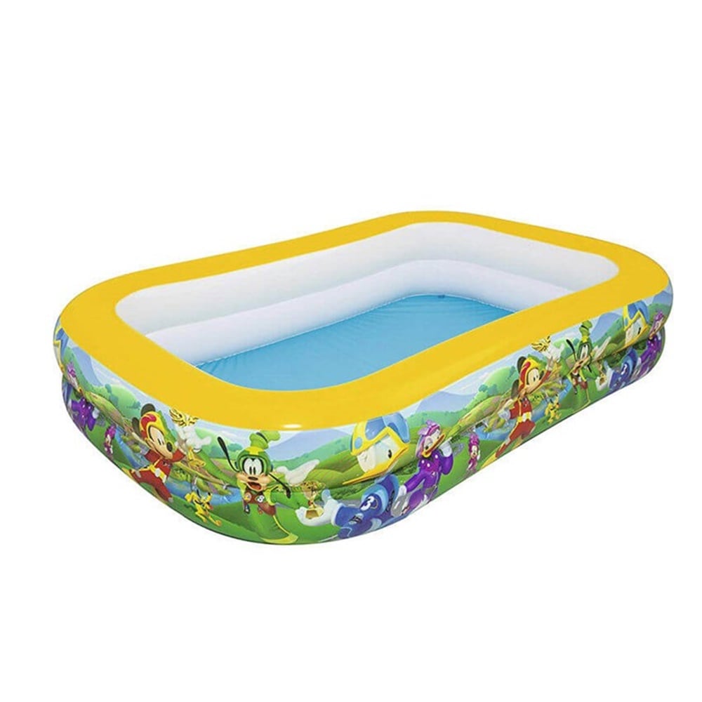 BESTWAY 262X175X51 CM MICKEY MOUSE DIKDORTGEN HAVUZ 91008 Toystop 91008