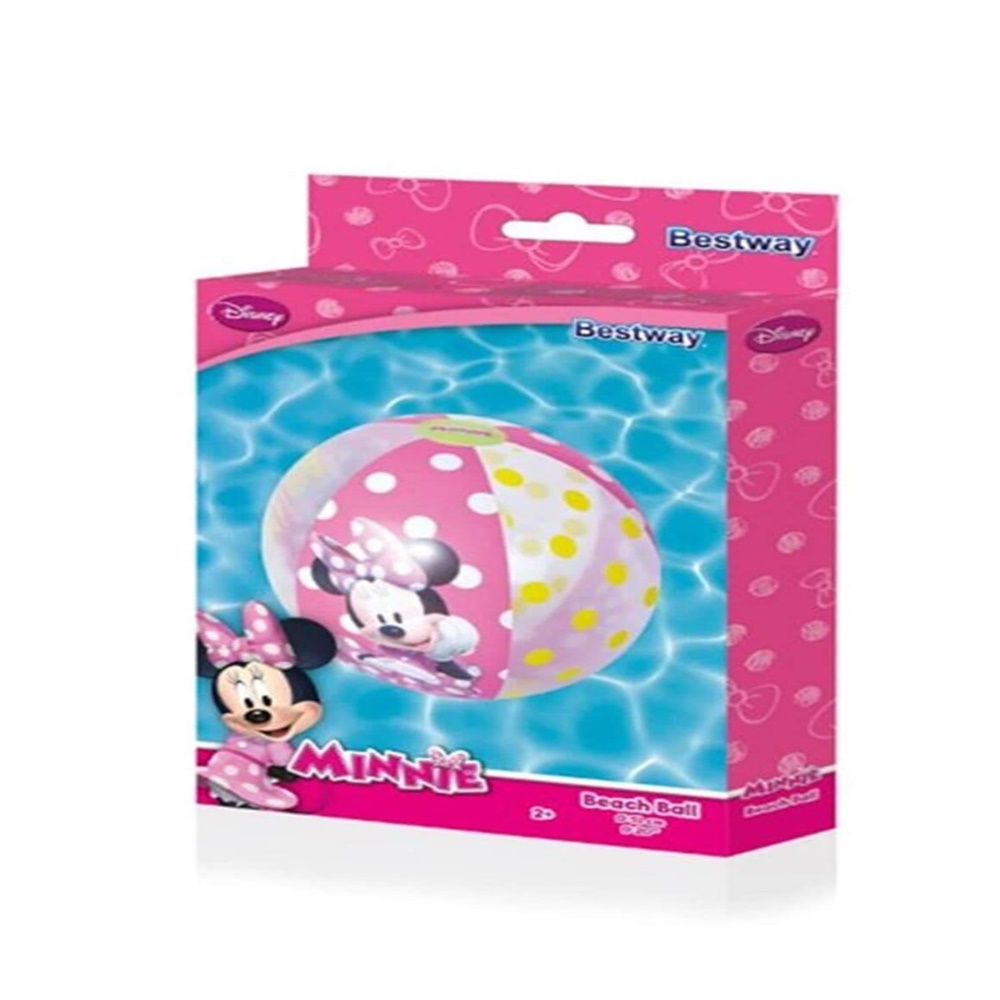 BESTWAY 51 CM MINNIE DENIZ TOPU Toystop 91039