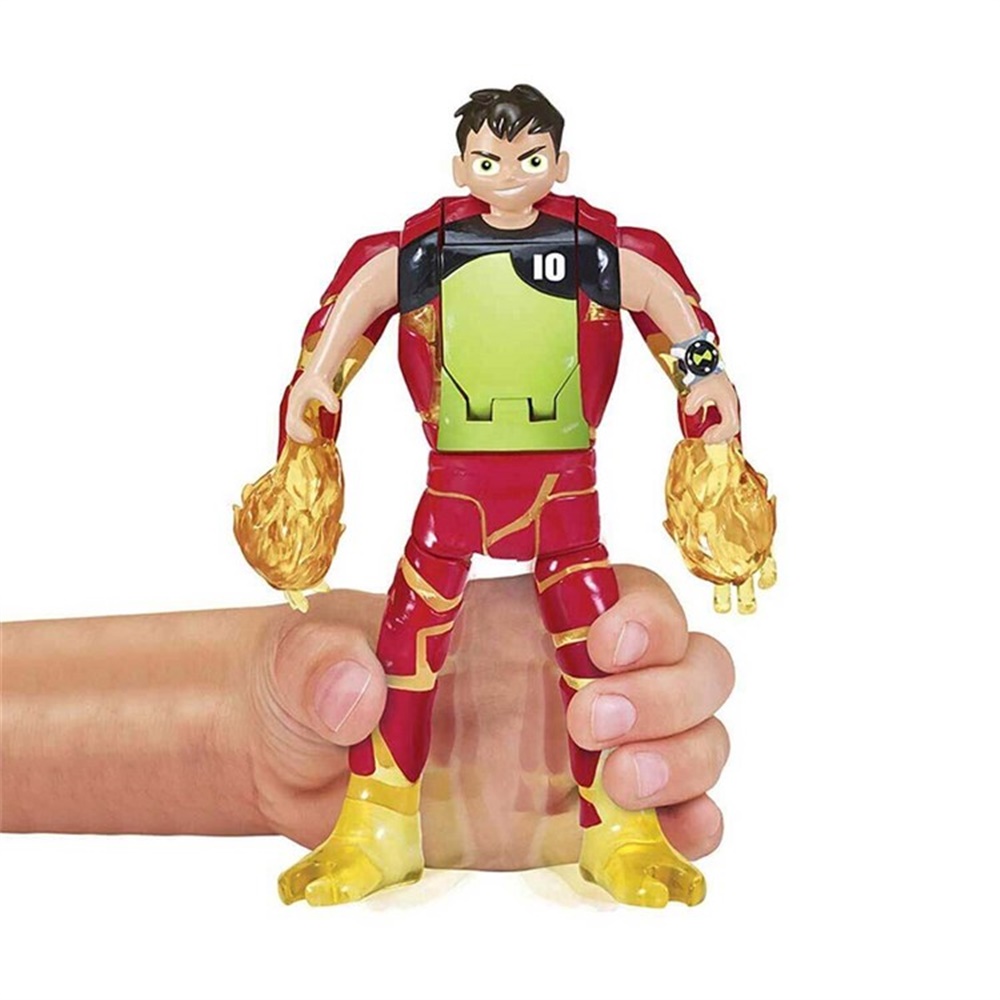 BEN 10 DONUSEN DELUKS FIGUR BEN TO HEATBLAST BEN29000-BEN29003 Toystop BEN29003