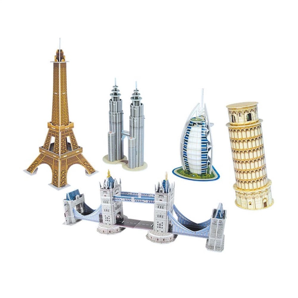 CUBIC FUN 3D 99 PARCA PUZZLE MINI MIMARI YAPILAR Toystop C056H