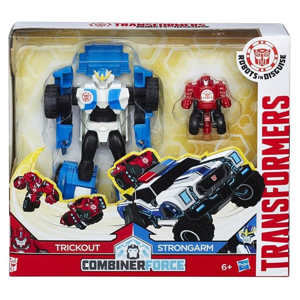 TRANSFORMERS-FIGUR RID&ACTIVATOR TRICKOUT-STRONGARM C0653-C0655 Toystop C0655