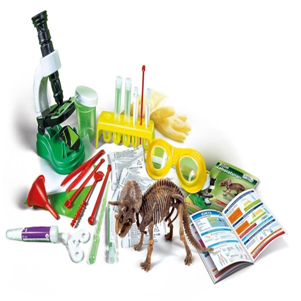 CLEMENTONI BILIM LAB. KIMYA MIKROSKOP KRISTALLER TR Toystop CLM 64550