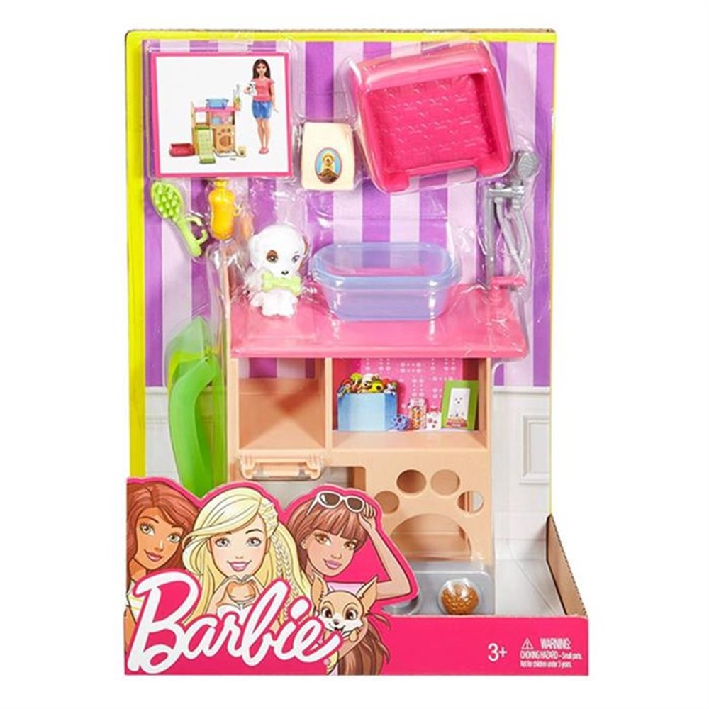 BARBIE EV ICI DEKORASYONU EVCIL HAYVAN MASASI Toystop DVX50