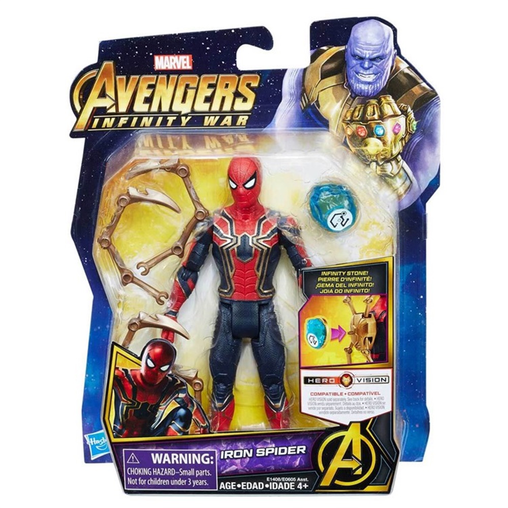 AVENGERS INFINITY WAR SONSUZLUK TASI IRON SPIDER FIGUR E1408 Toystop E1408