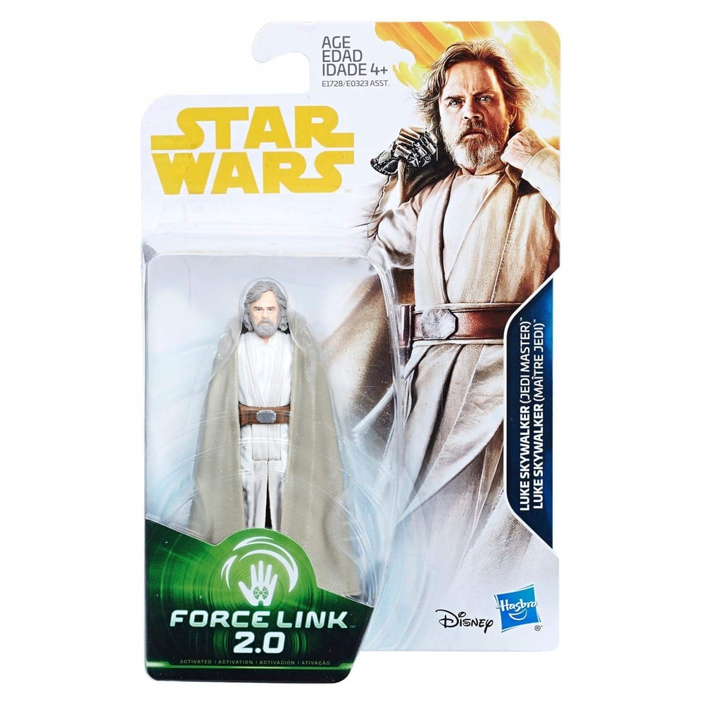 STAR WARS FORCE LINK 2.0 FIGUR LUKE SYWALKER JEDI MASTER E0323-E1728 Toystop E1728