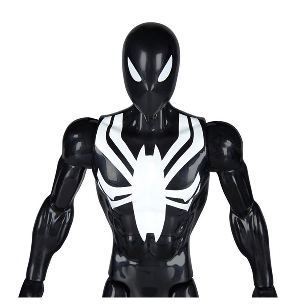 SPIDER-MAN TITAN HERO SERISI BLACK SUIT SPIDER MAN E2324-E2344 Toystop E2344