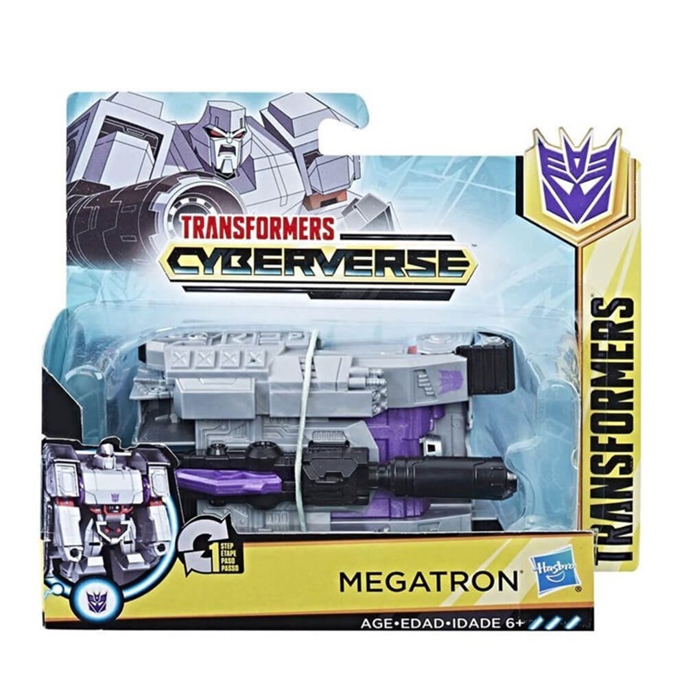 TRANSFORMERS CYBERVERSE TEK ADIMDA DONUSEN FIGUR MEGATRON E3522-E3528 Toystop E3528