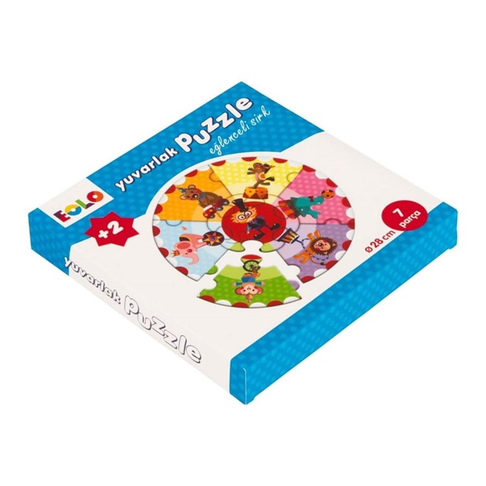 YUVARLAK PUZZLE EGLECELI SIRK Toystop EOL004