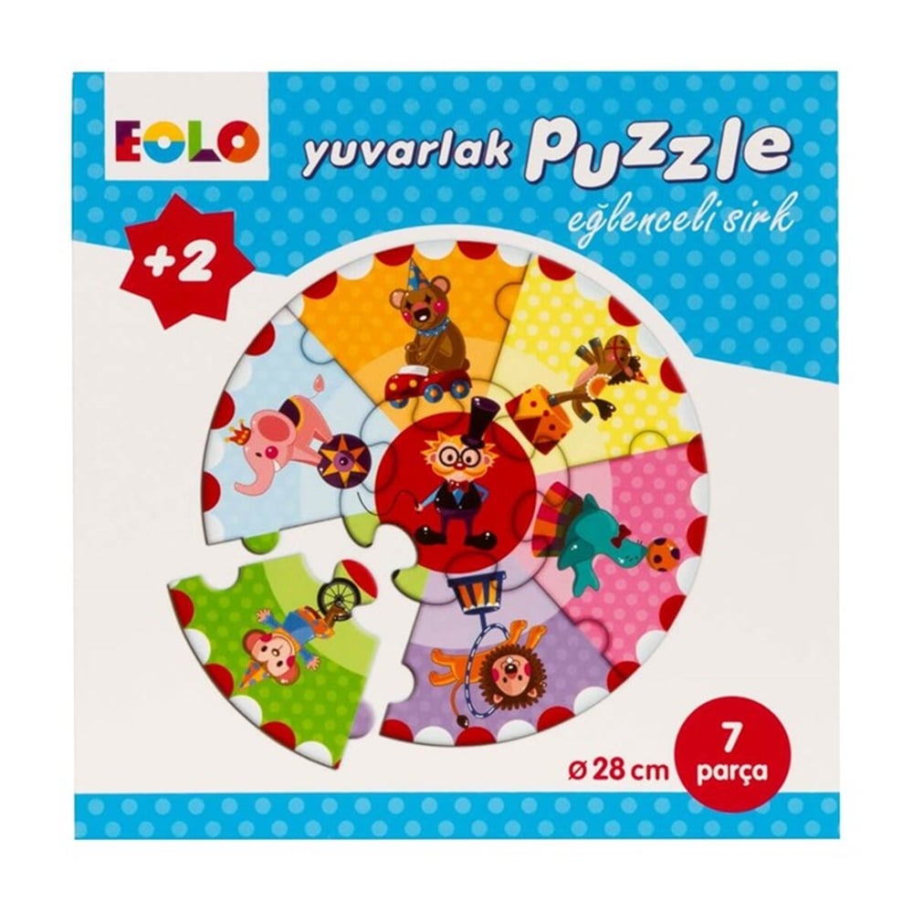 YUVARLAK PUZZLE EGLECELI SIRK Toystop EOL004