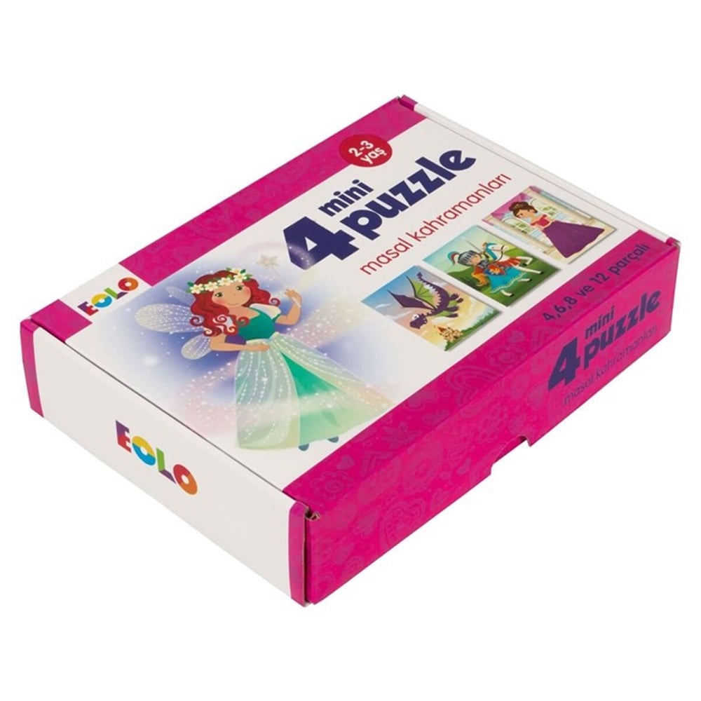 4 MINI PUZZLE MASAL KAHRAMANLARI Toystop EOL010