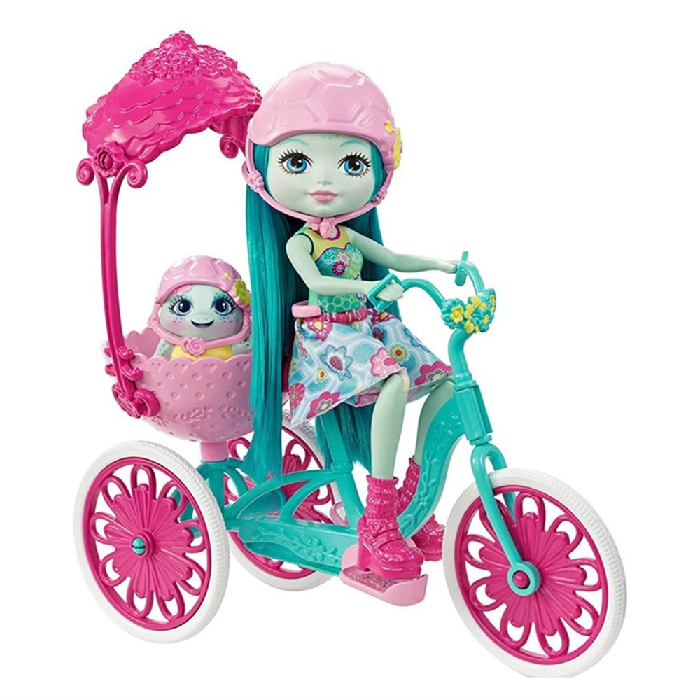 ENCHANTIMALS BEBEK VE ARACI BISIKLET FJH11-FCC65 Toystop FCC65