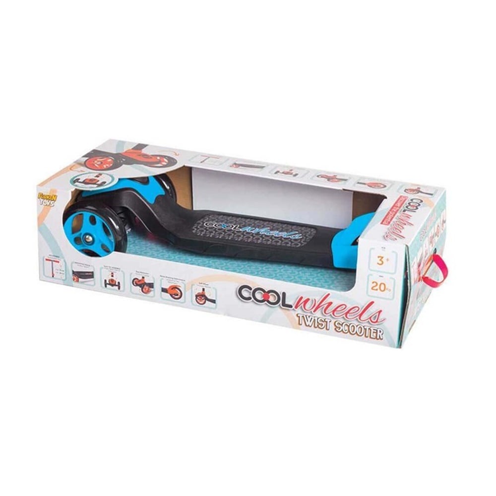 COOL WHEELS 3 TEKER SCOOTER MAVI Toystop FE58062