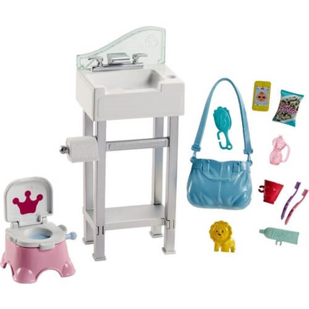 BARBIE BEBEK BAKICILIGI OYUN SETI FHY97-FJB01 Toystop FJB01