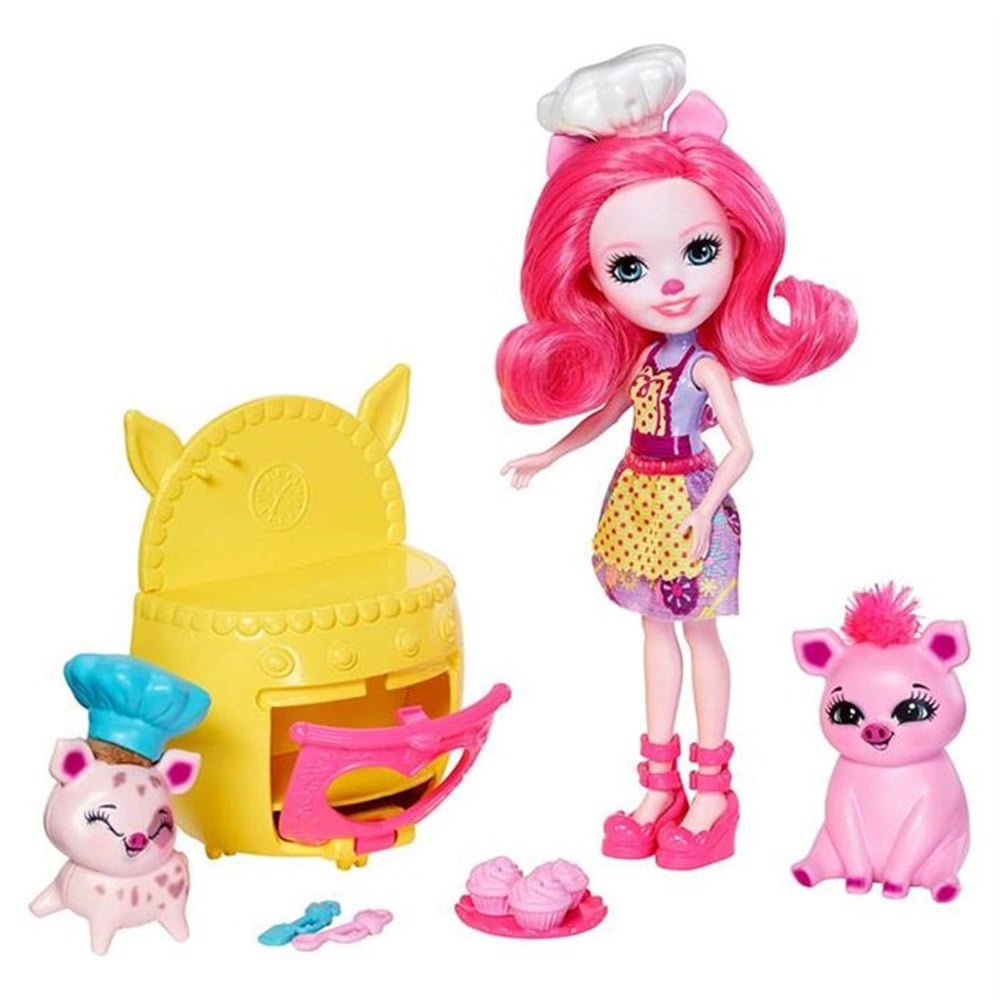 ENCHANTIMALS BEBEKLERI PIKNIKTE OYUN SETI FJJ28 PASTACI ARKADASLAR Toystop FJJ28