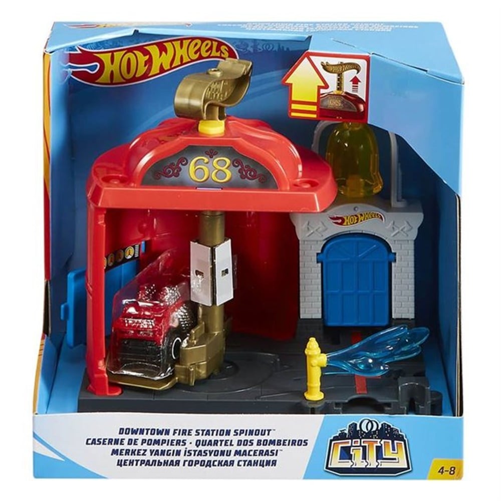 HOT WHEELS SEHIR OTOPARKI OYUN SETLERI YANGIN ISTASYONU Toystop FRH29