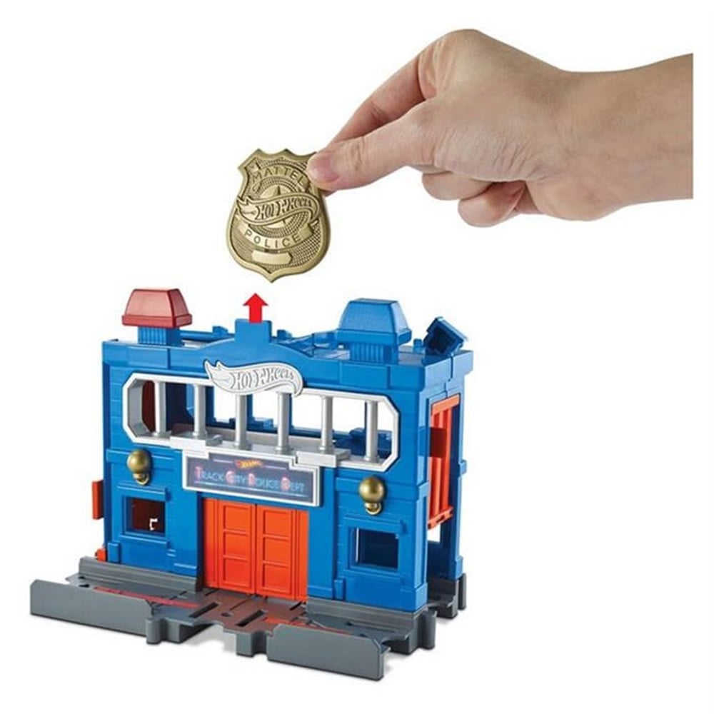 HOT WHEELS SEHIR OTOPARKI OYUN SETLERI POLIS KARAKOLUNDAN KACIS Toystop FRH33